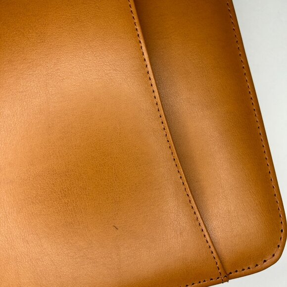 Royce Leather Writing Portfolio Binder Bonded Leather Tan - Picture 7 of 16